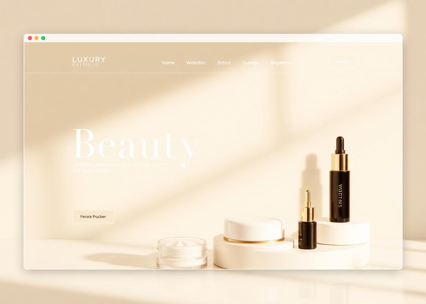 Luxury Beauty Studio Website